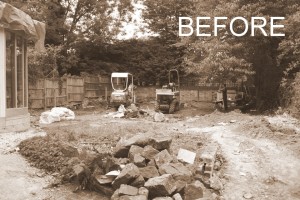 Garden before 2
